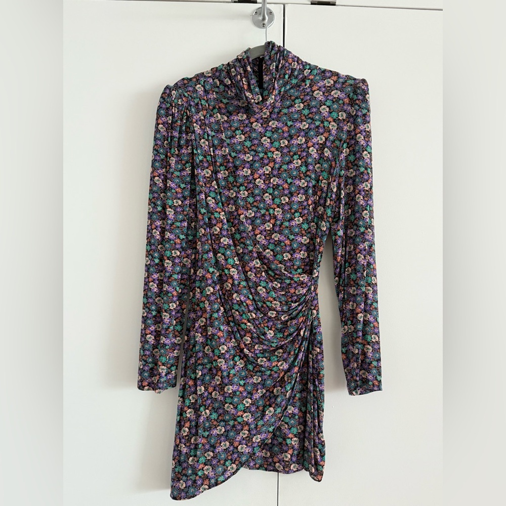 Ronny Kobo Ruby Dress in Teal & Ultra Violet Multi